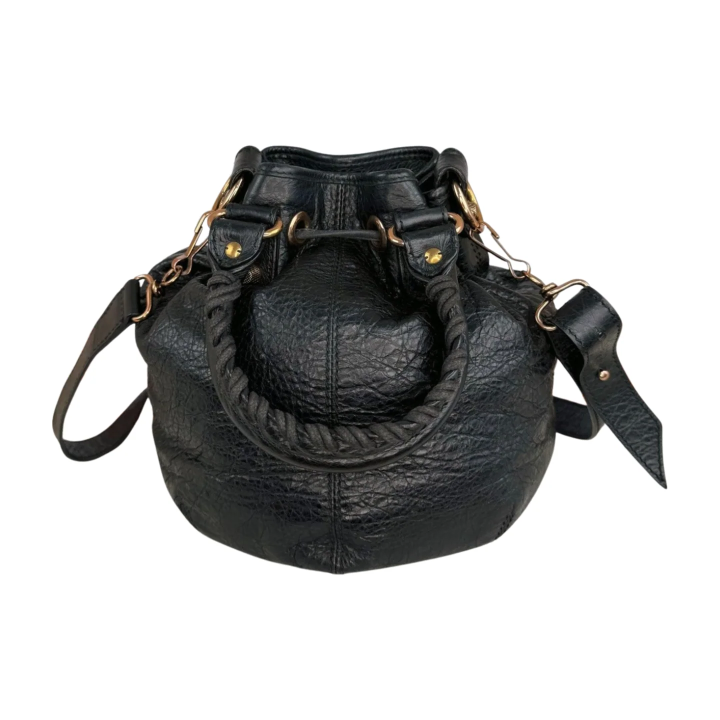 Balenciaga | Pompom in Black and Gold Hardware (Excellent Condition) - Image 5