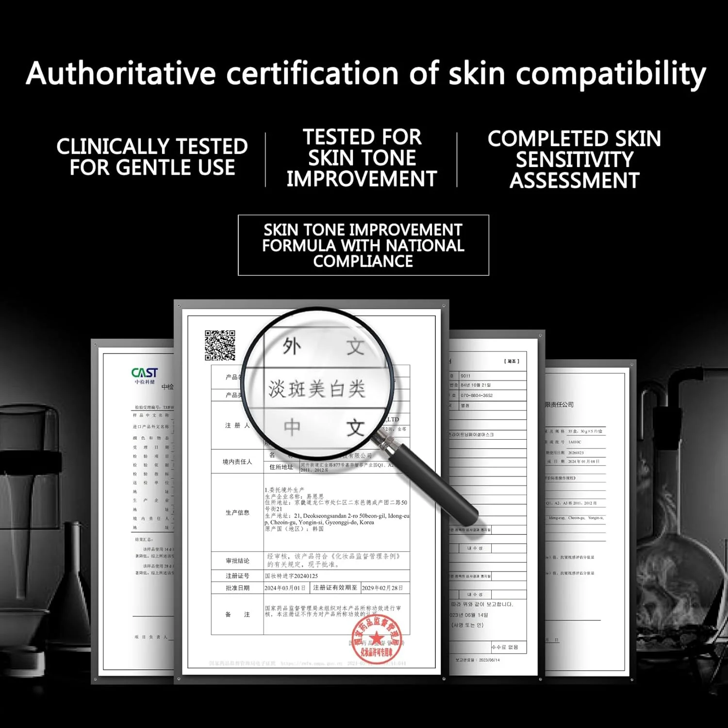 Brightening & Even Tone Facial Mask with Niacinamide - Visibly Radiant Complexion Daily Gentle Care for All Skin Types Korean Skincare 5 Sheets Per Box, 30g Each - Image 4
