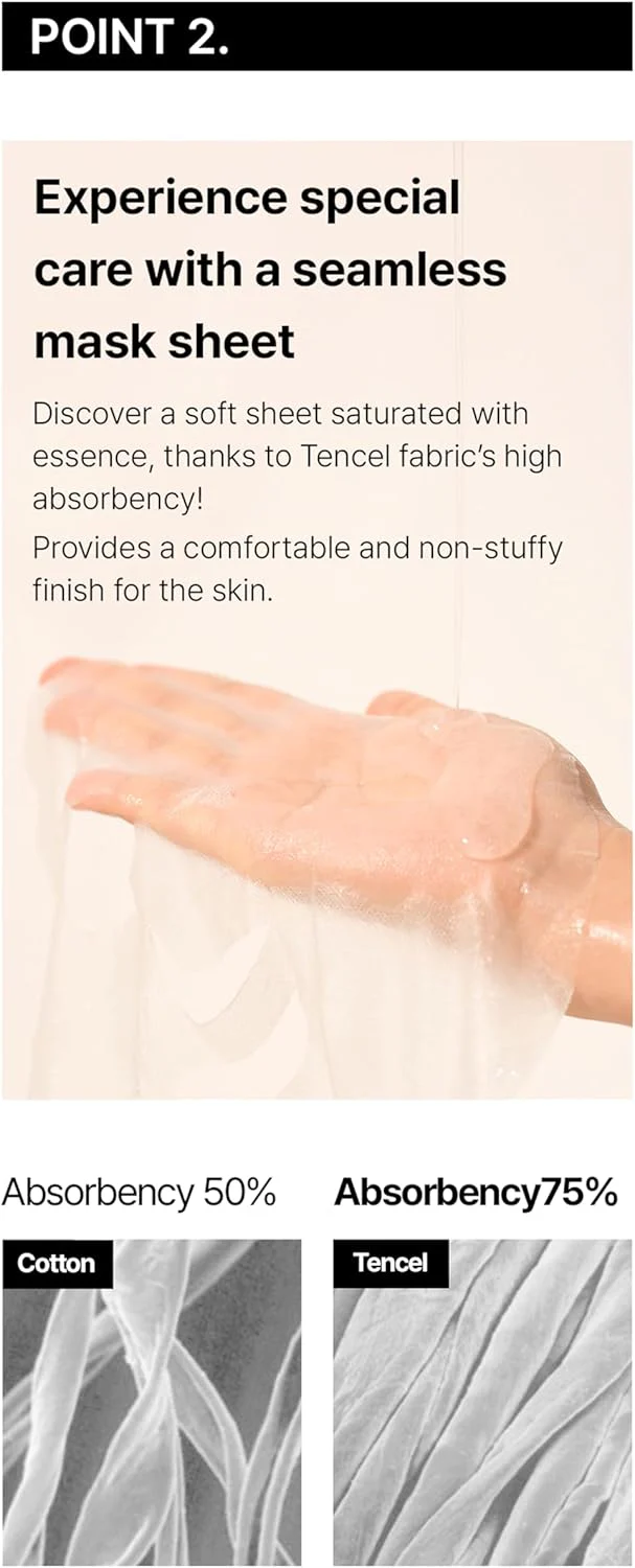 Brightening & Even Tone Facial Mask with Niacinamide - Visibly Radiant Complexion Daily Gentle Care for All Skin Types Korean Skincare 5 Sheets Per Box, 30g Each - Image 6
