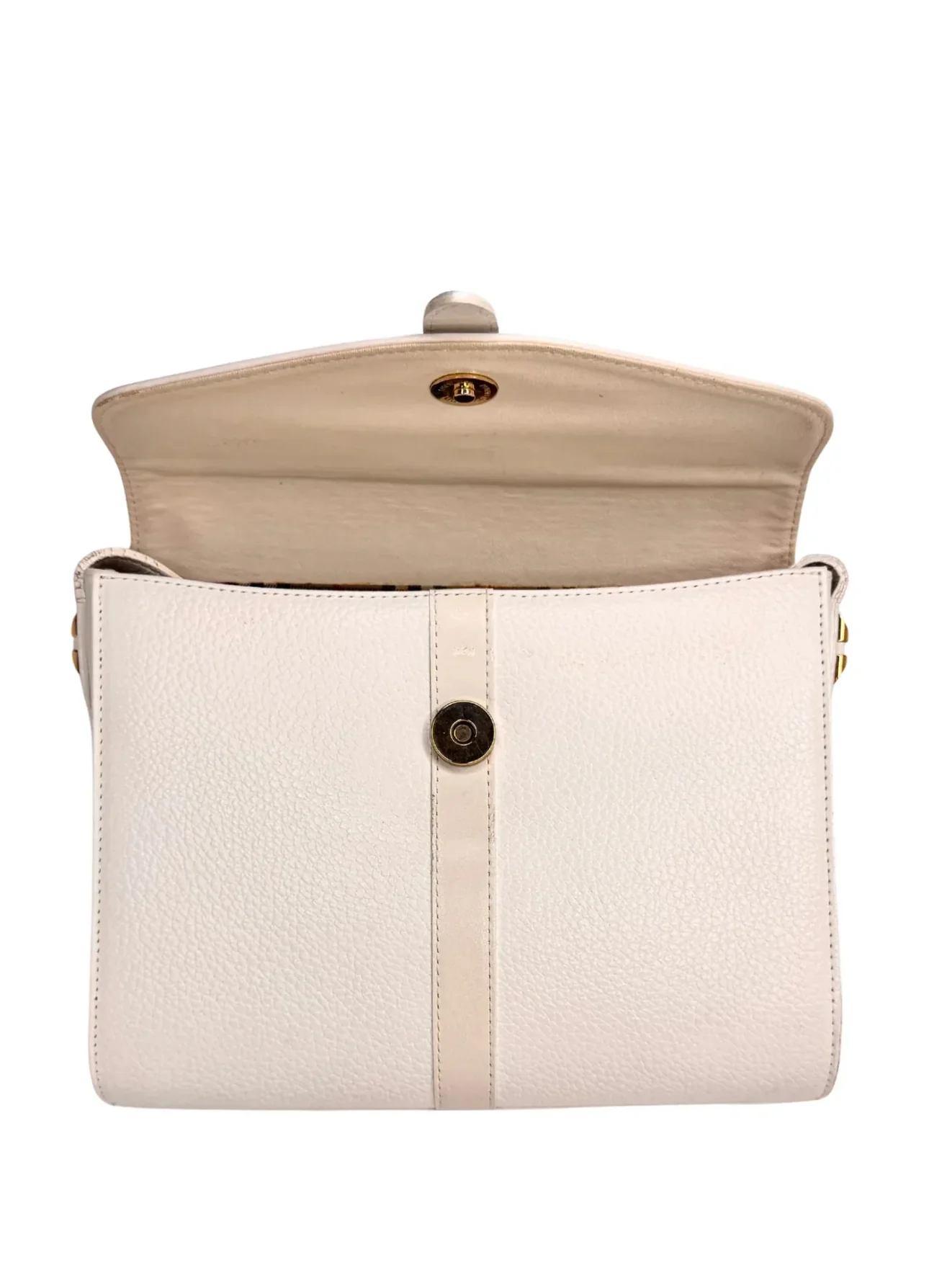 Burberry | White Leather Crossbody Bag - Cons - Image 4