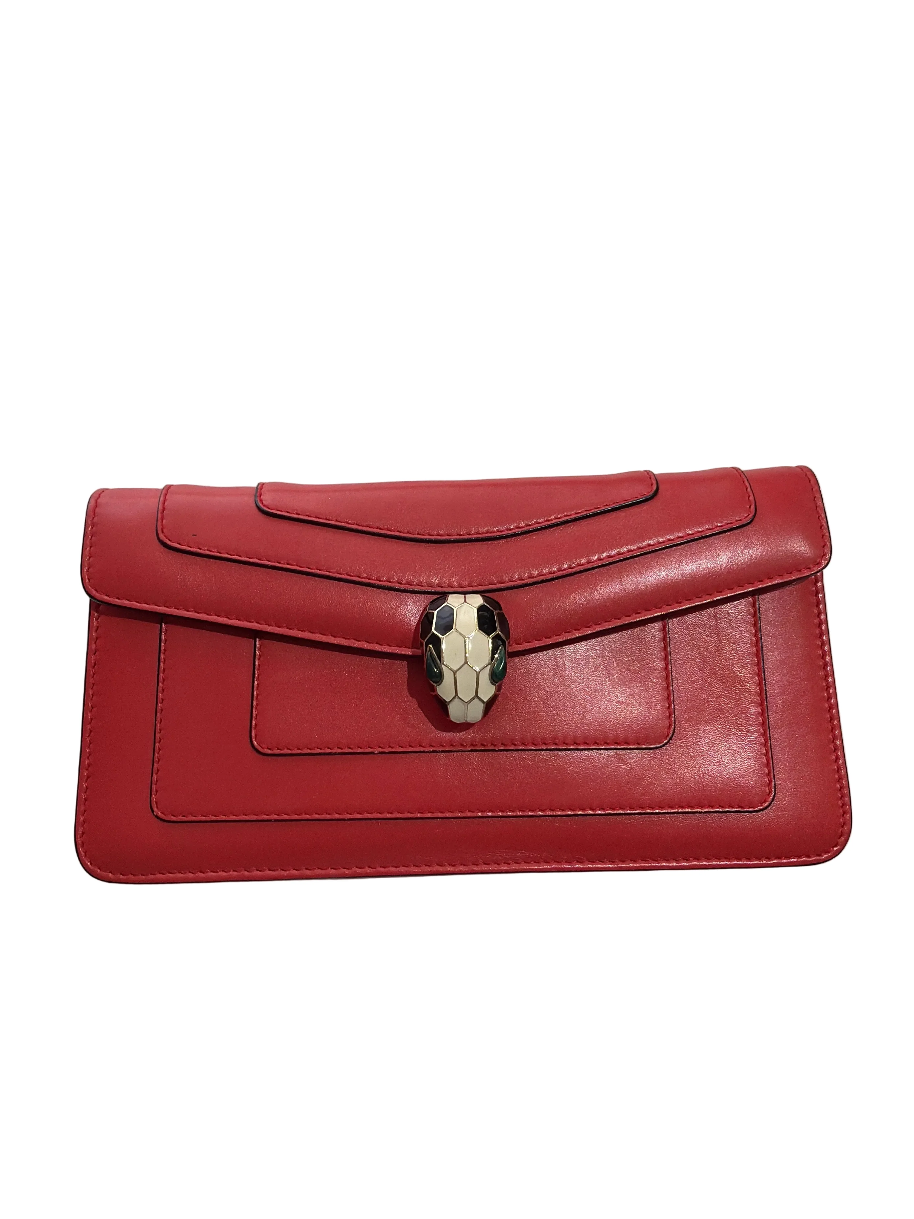 Bvlgari | Red Envelope Bag with Chain Strap - HV