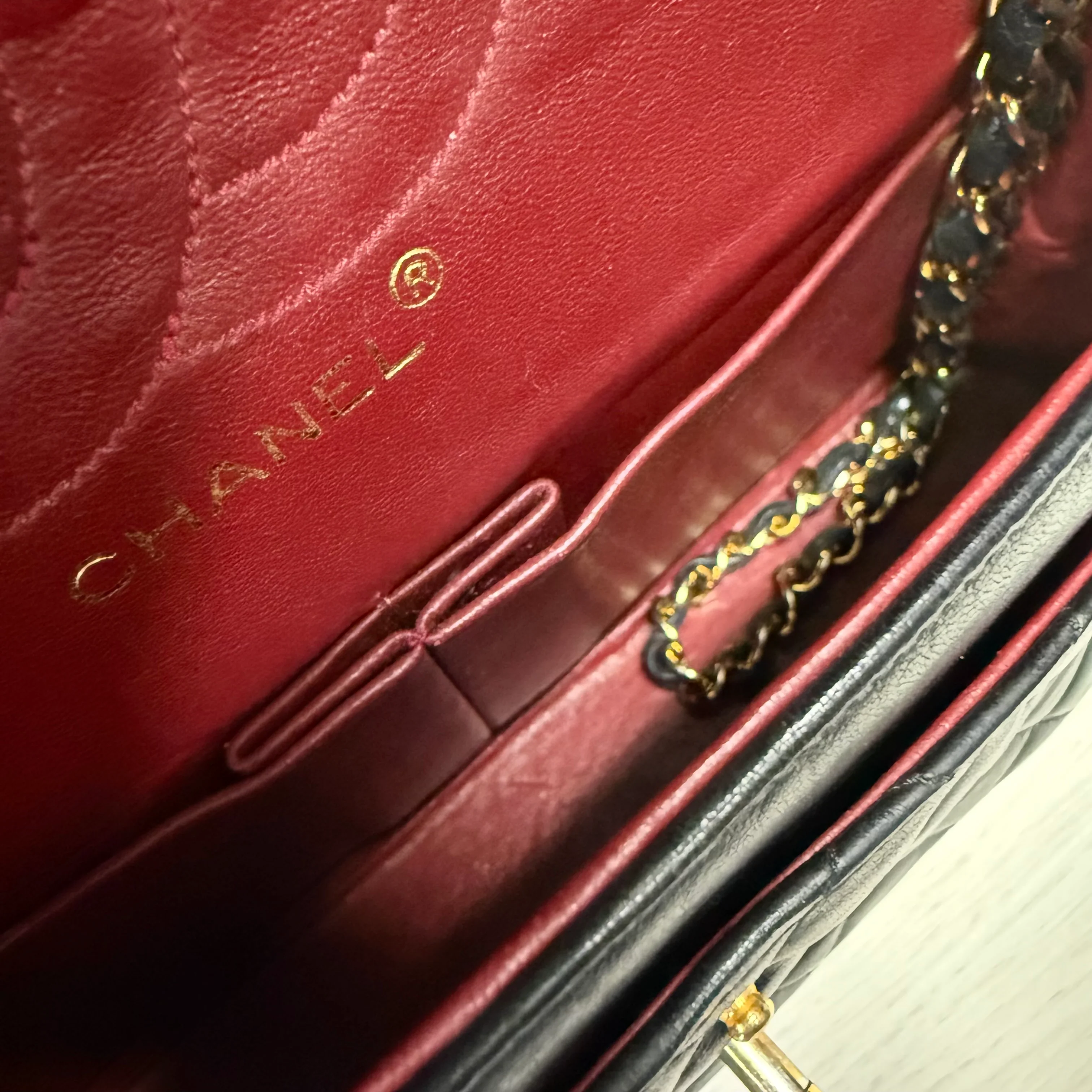 Chanel | Classic Flap Shoulder Bag – Black Quilted Leather & Gold Hardware (Excellent Condition) - Image 4