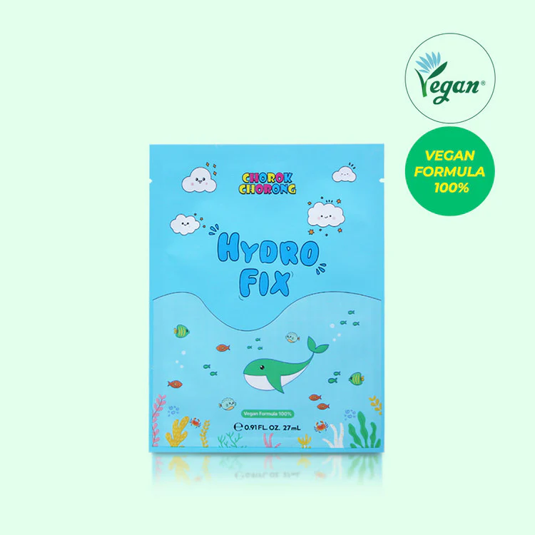 CHOROK CHORONG VEGAN HERB HYDROFIX MASK (27ml x 10PCS) - Image 7
