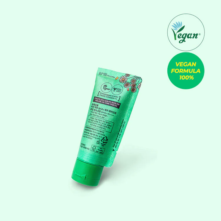 CHOROK CHORONG VEGAN HERB NON-NANO JEJU PEPPERMINT TONE-UP SUNSCREEN (SPF50+ PA++++) - Image 3