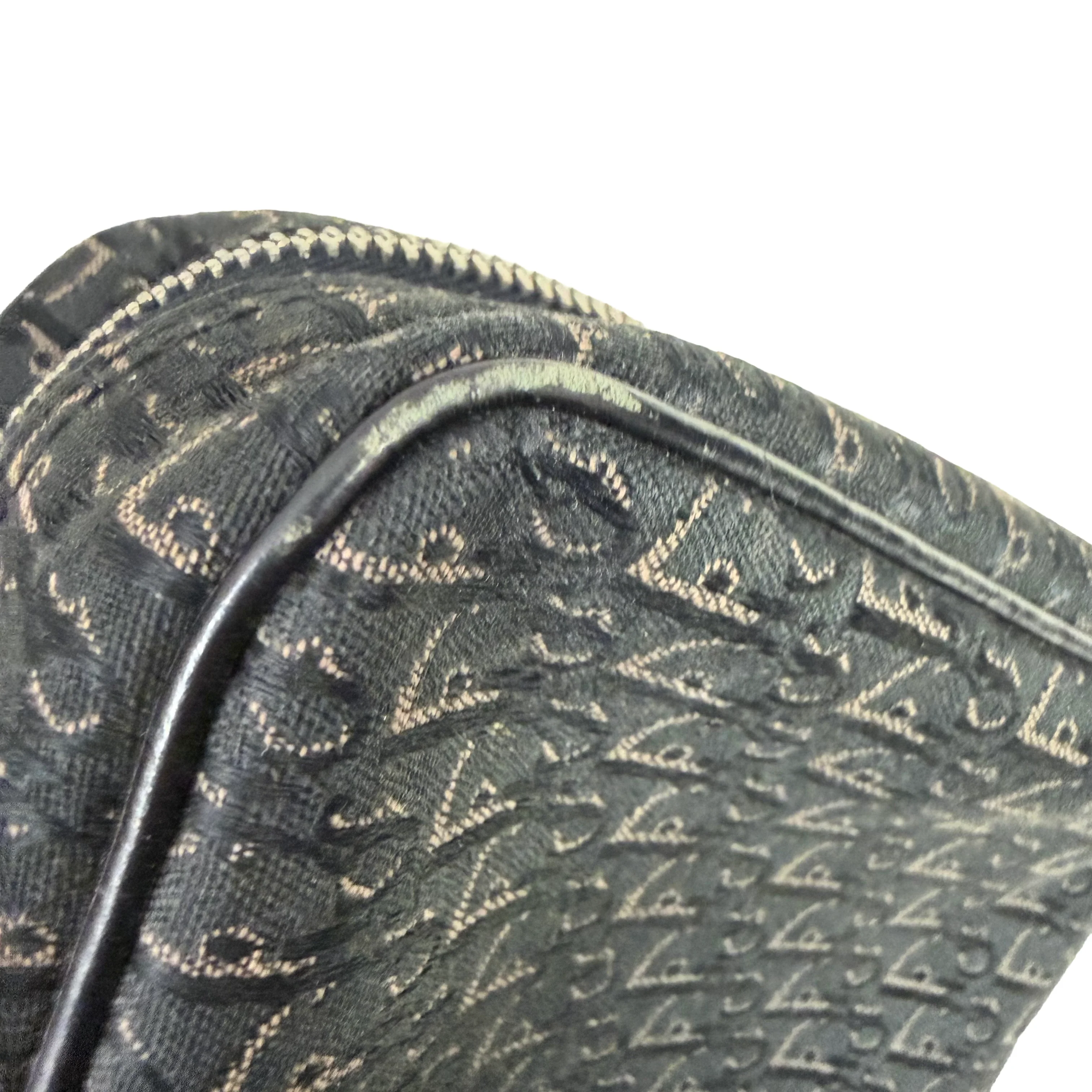 Christian Dior | Small Monogram Zip Tote – Black Canvas & Leather (Excellent Condition) - Image 9