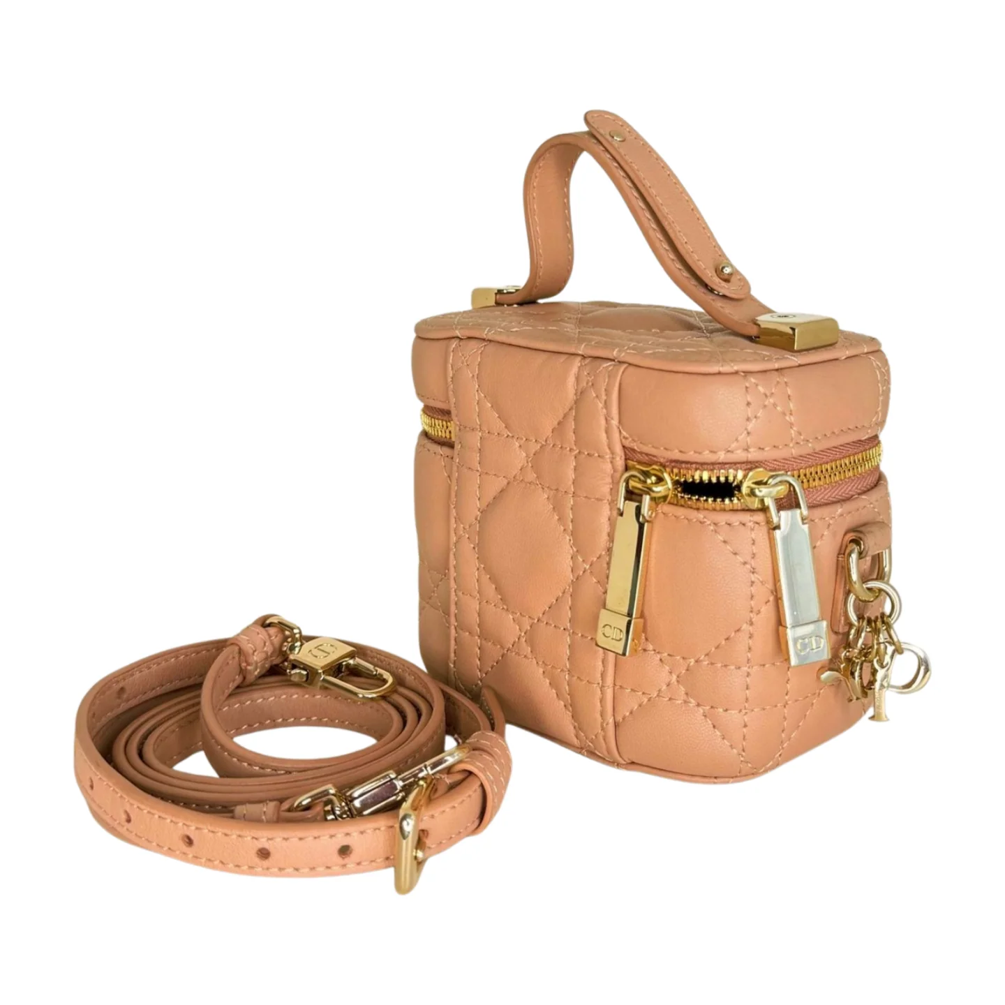 Dior - Mini Pastel Pink Quilted Bag (Excellent Condition) - CONS - Image 4