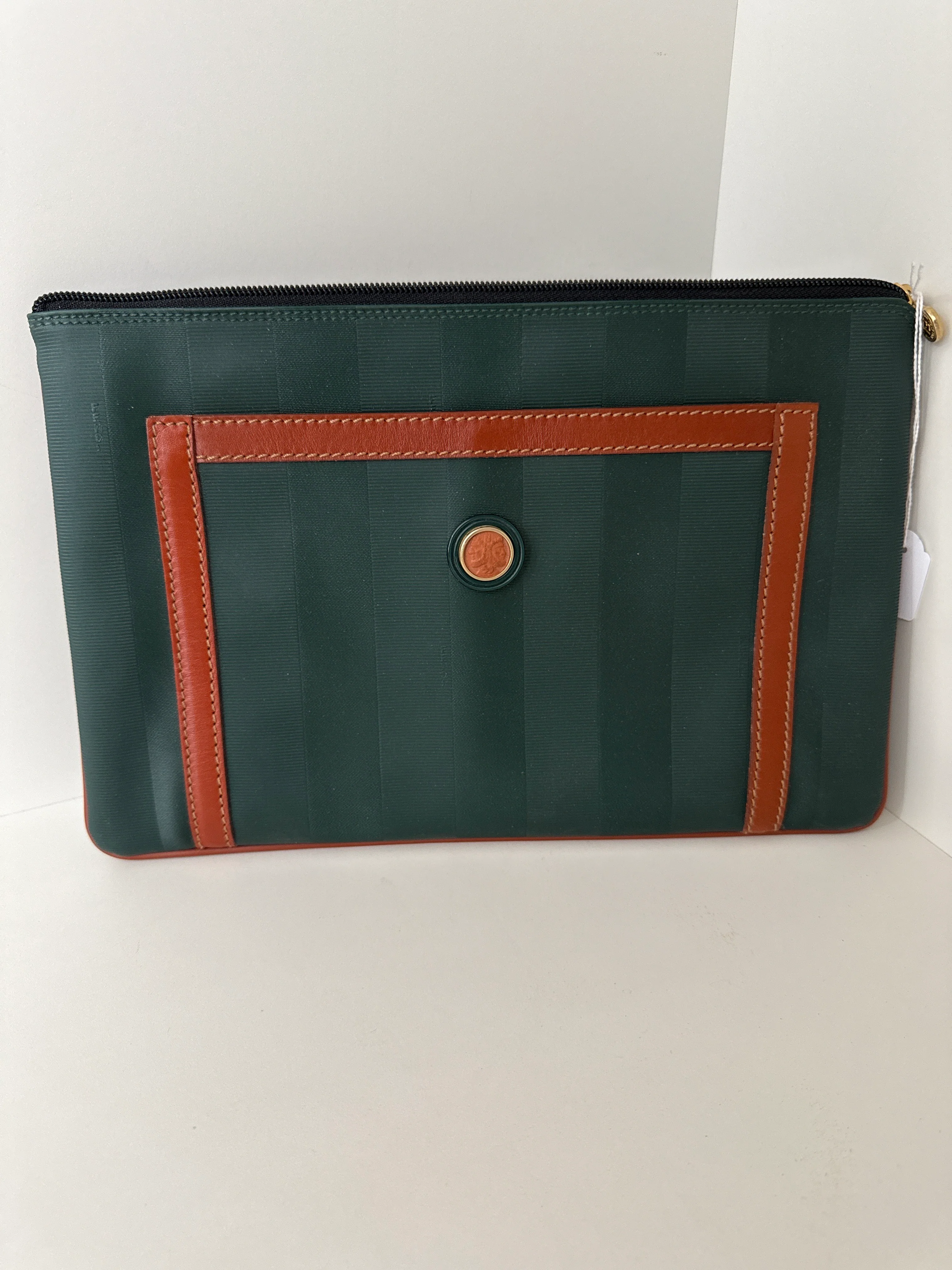 Fendi | Green Bag with Leather Accent - HV