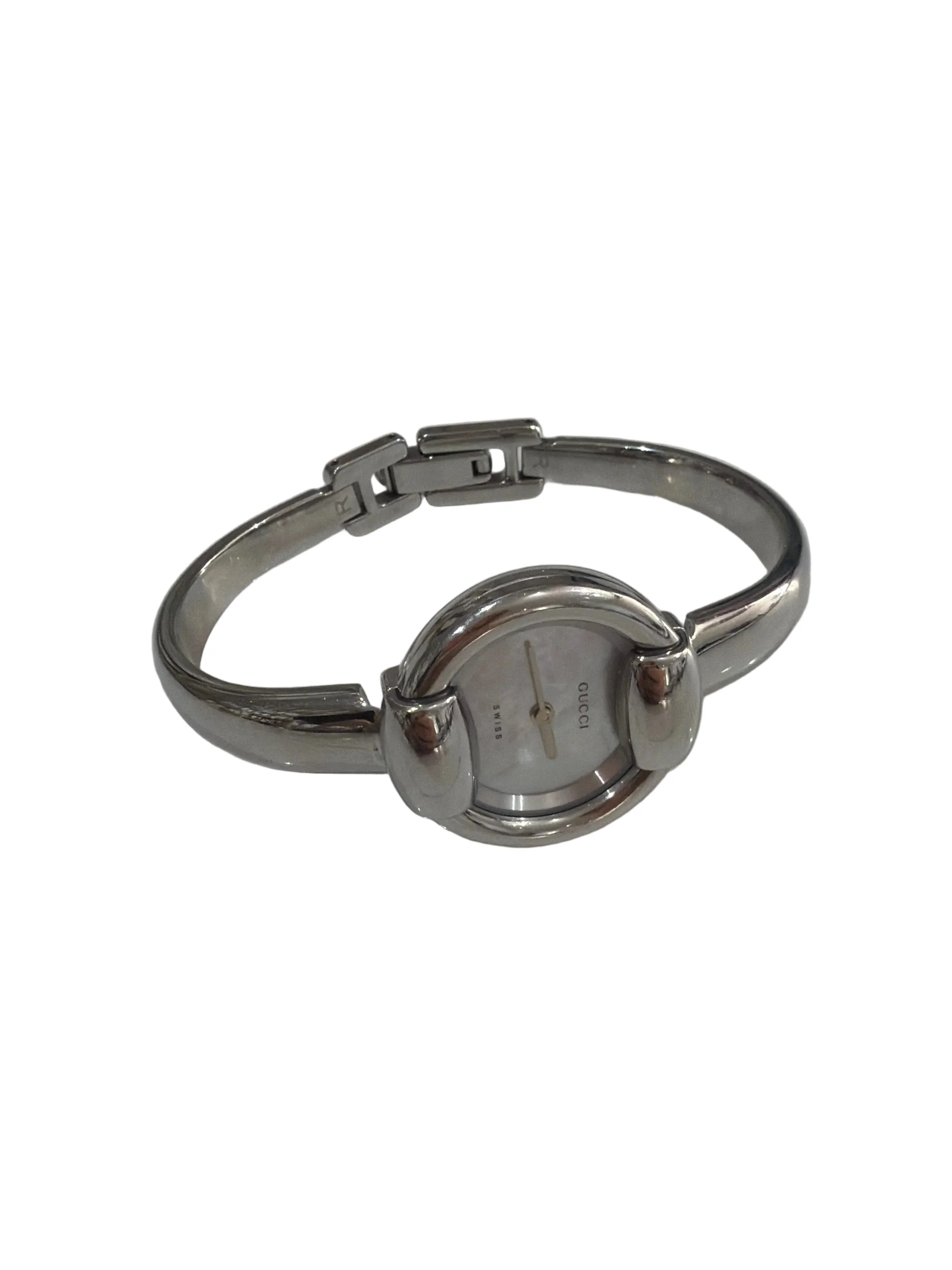 Gucci | 1400 Stainless Steel Watch with Mother of Pearl Face - Cons