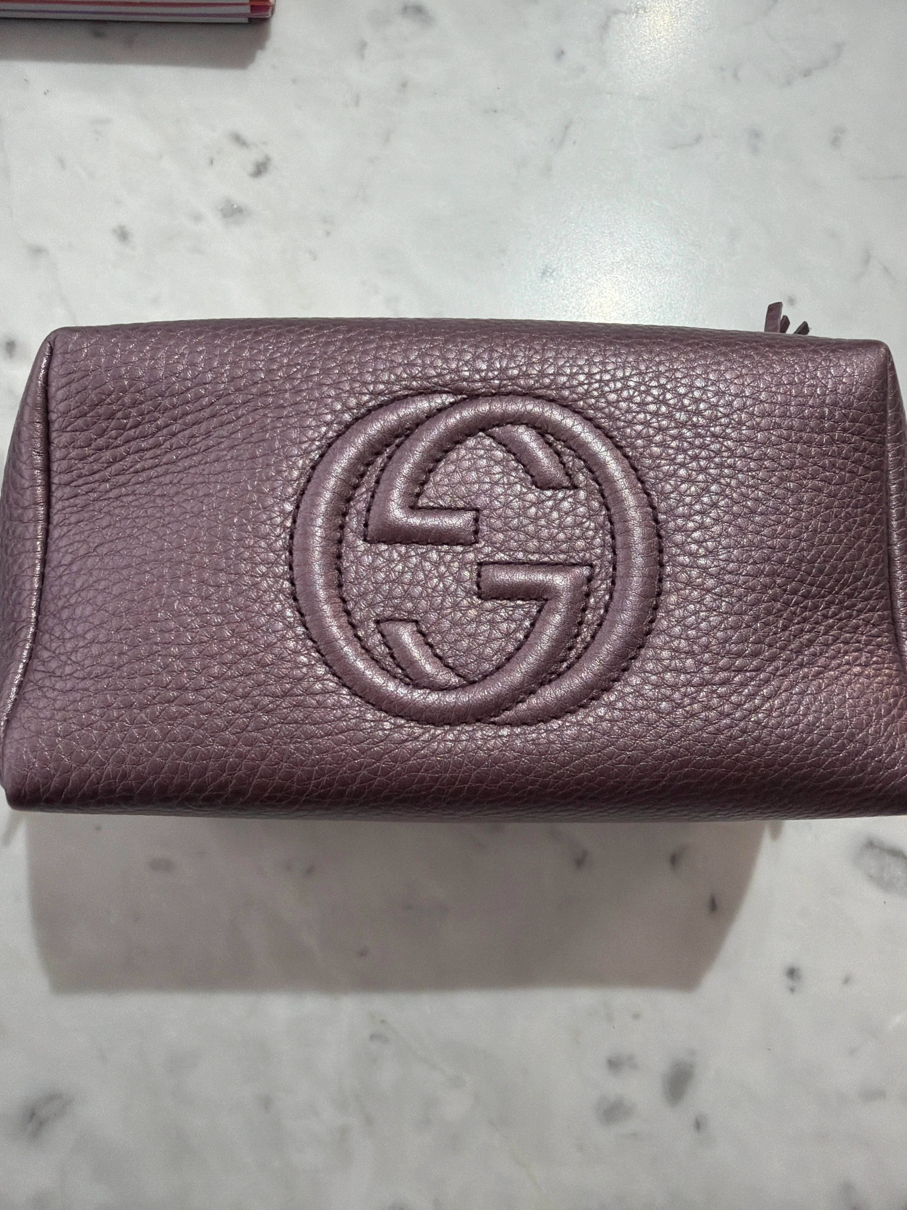 Gucci make up bag