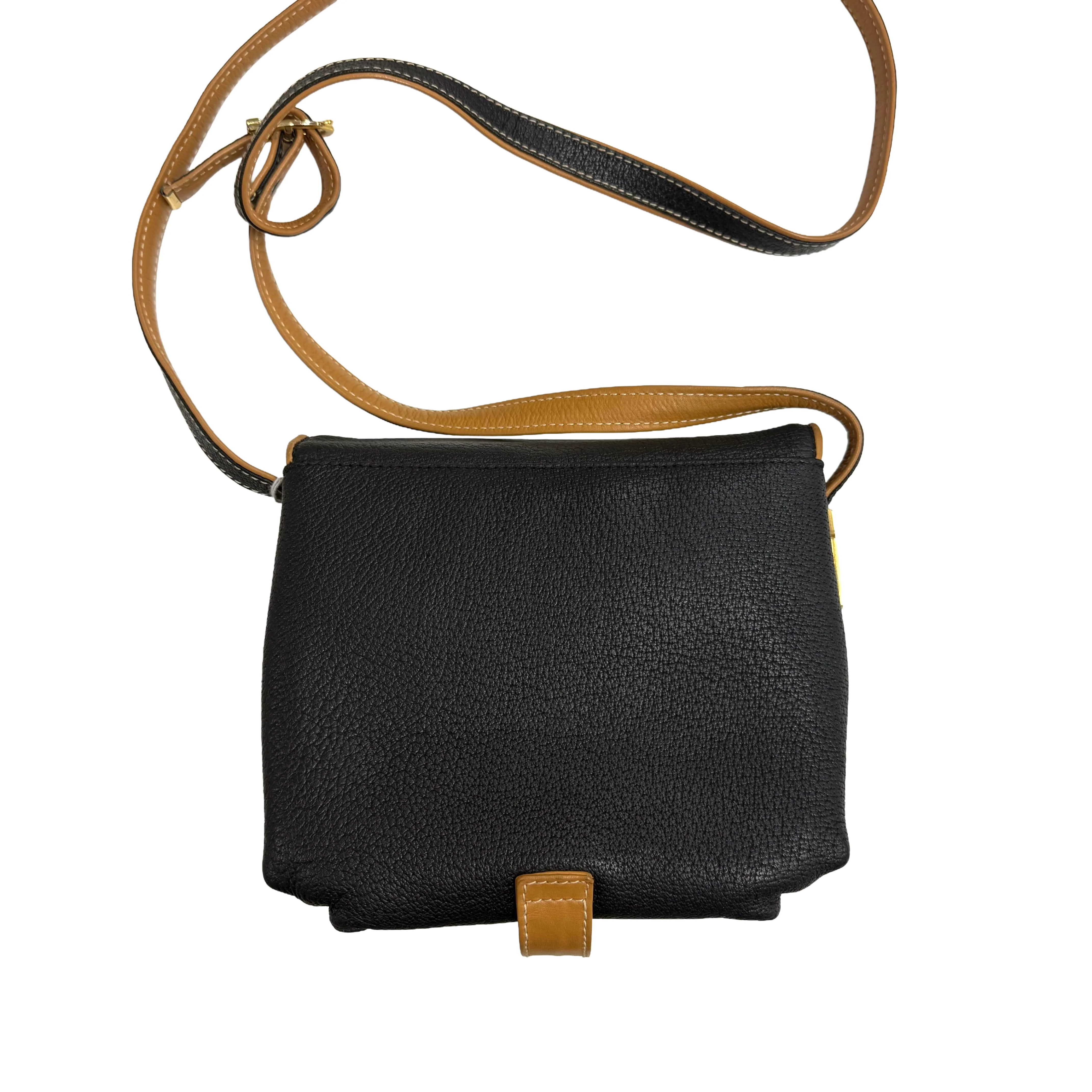Gucci Plus | Vintage Black & Tan Leather Crossbody Bag (Excellent Condition) - Image 5