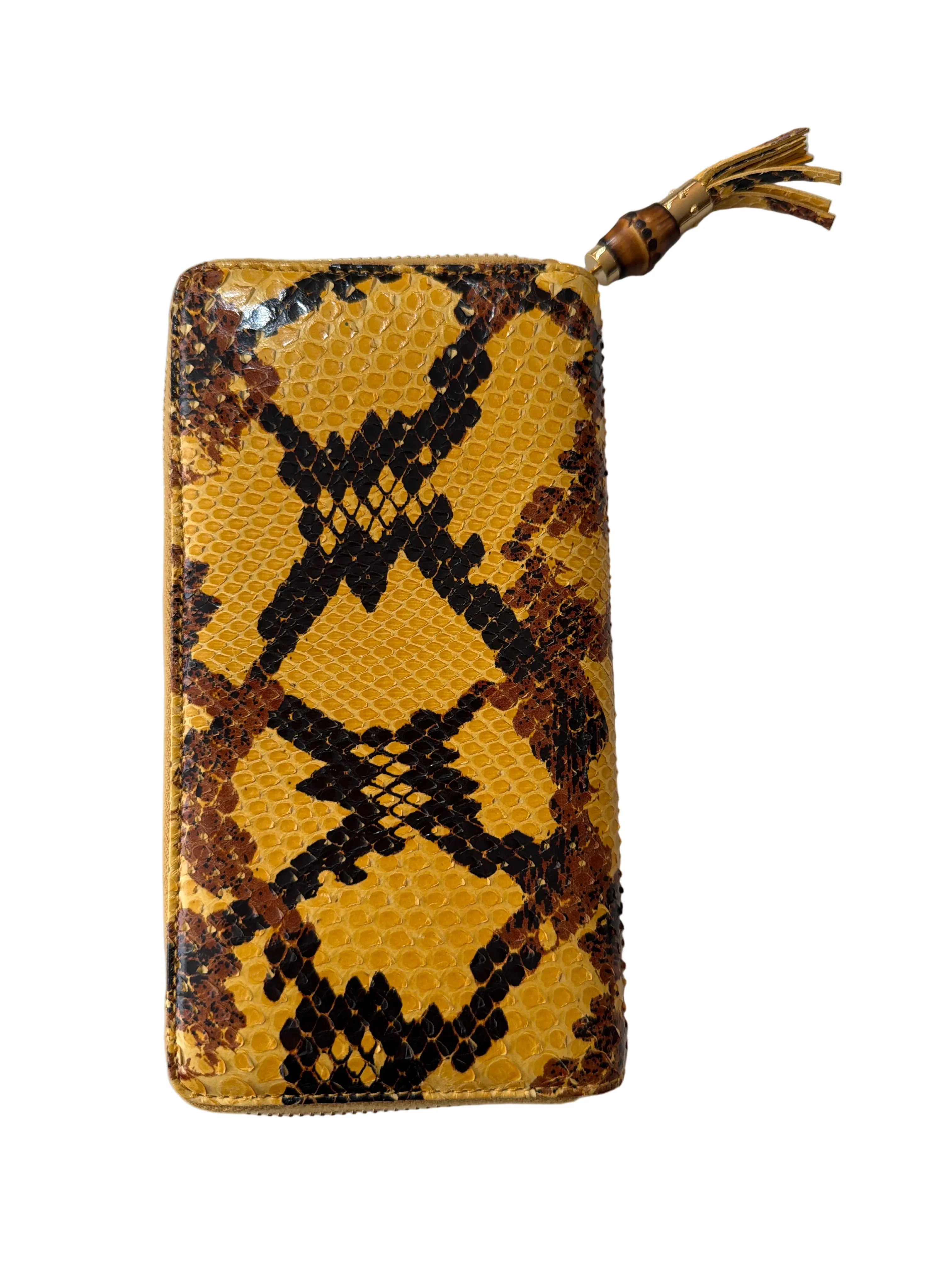 Gucci | Yellow Snakeskin Wallet - HV
