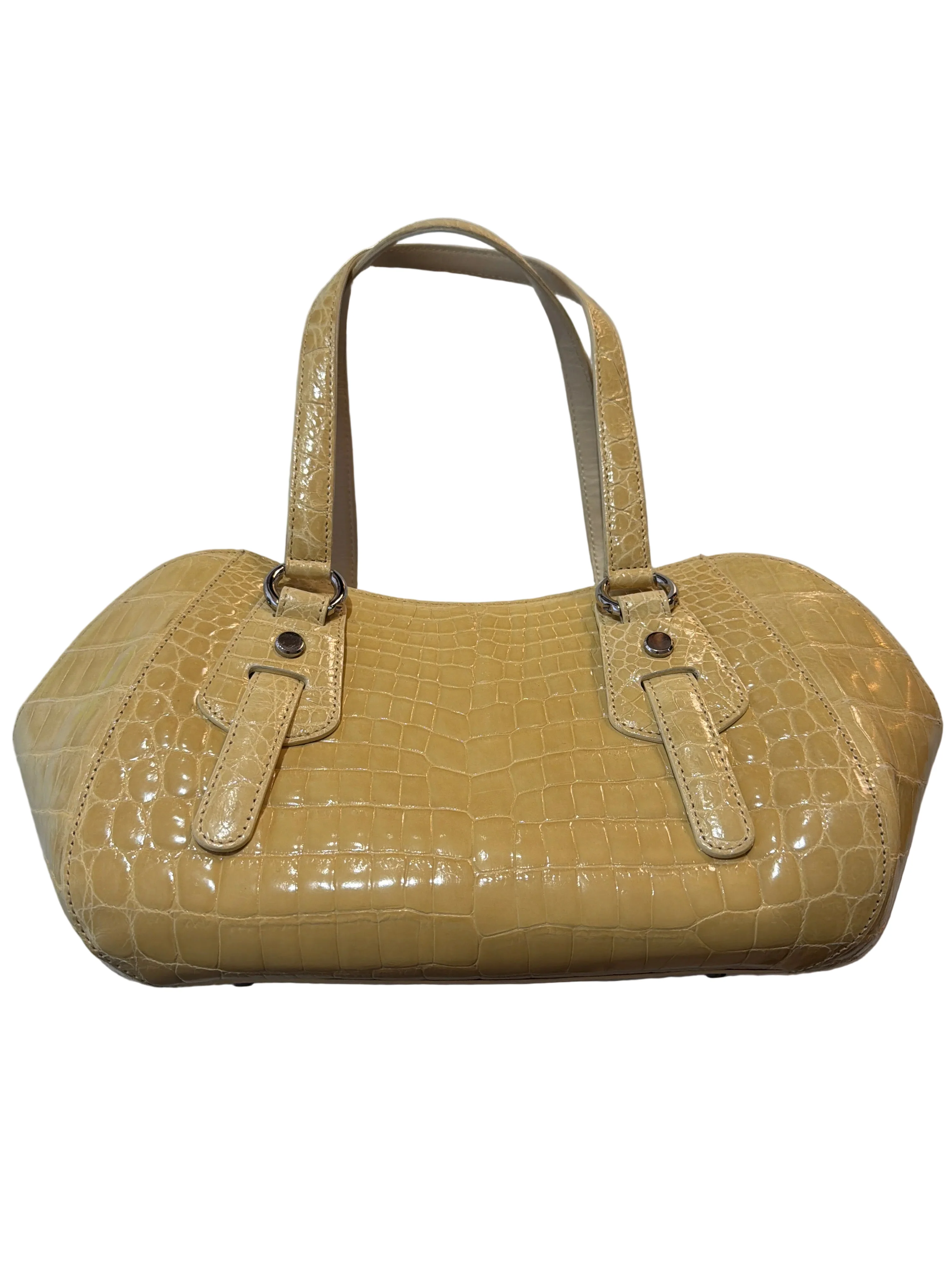 JRA | Yellow Croc Shoulder Bag - HV