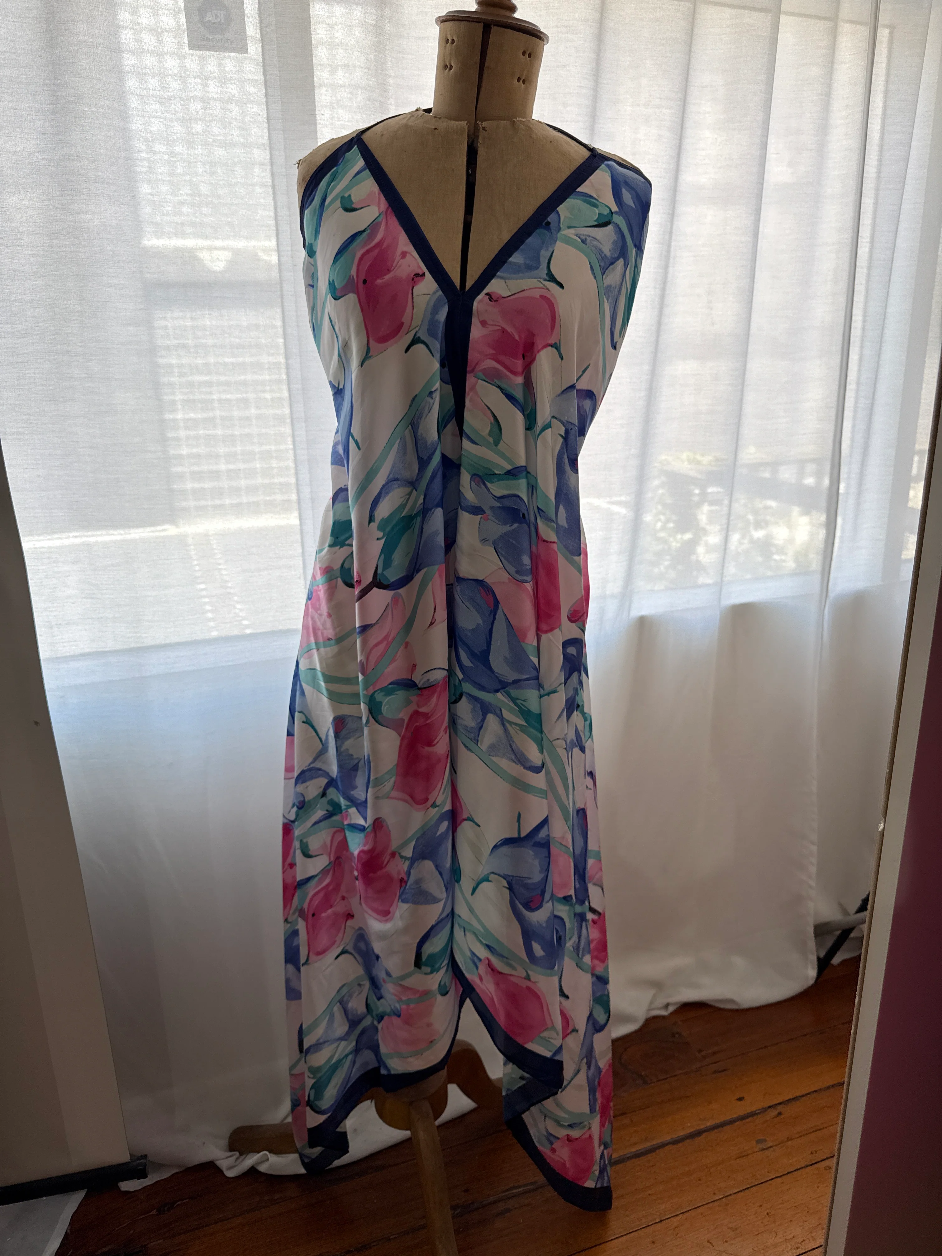Pink & Blue Dress