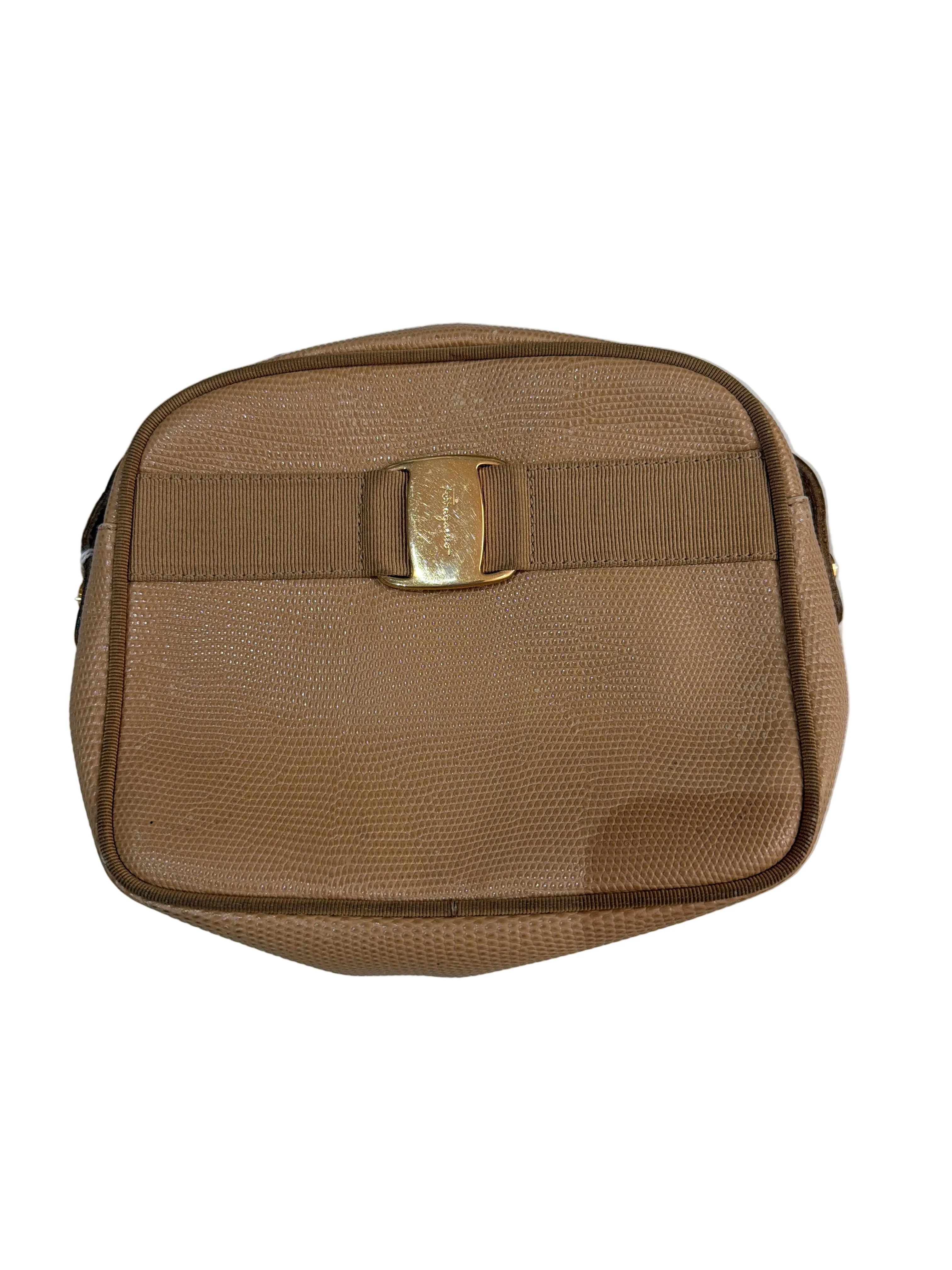 Salvatore Ferragamo | Beige Crossbody Bag - Cons