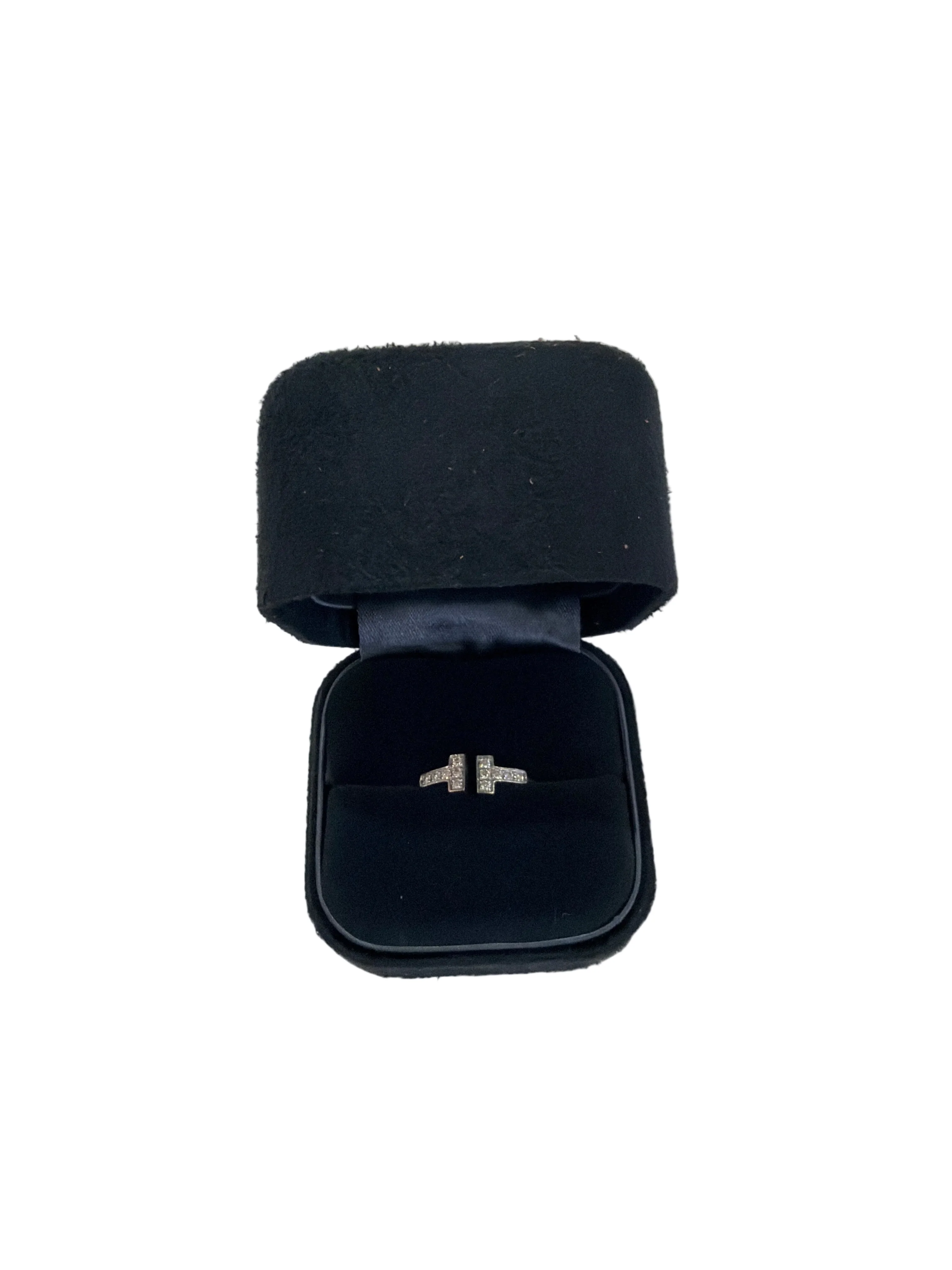 Tiffany & Co | T Diamond Wire Ring White Gold (Pristine Condition) - Cons