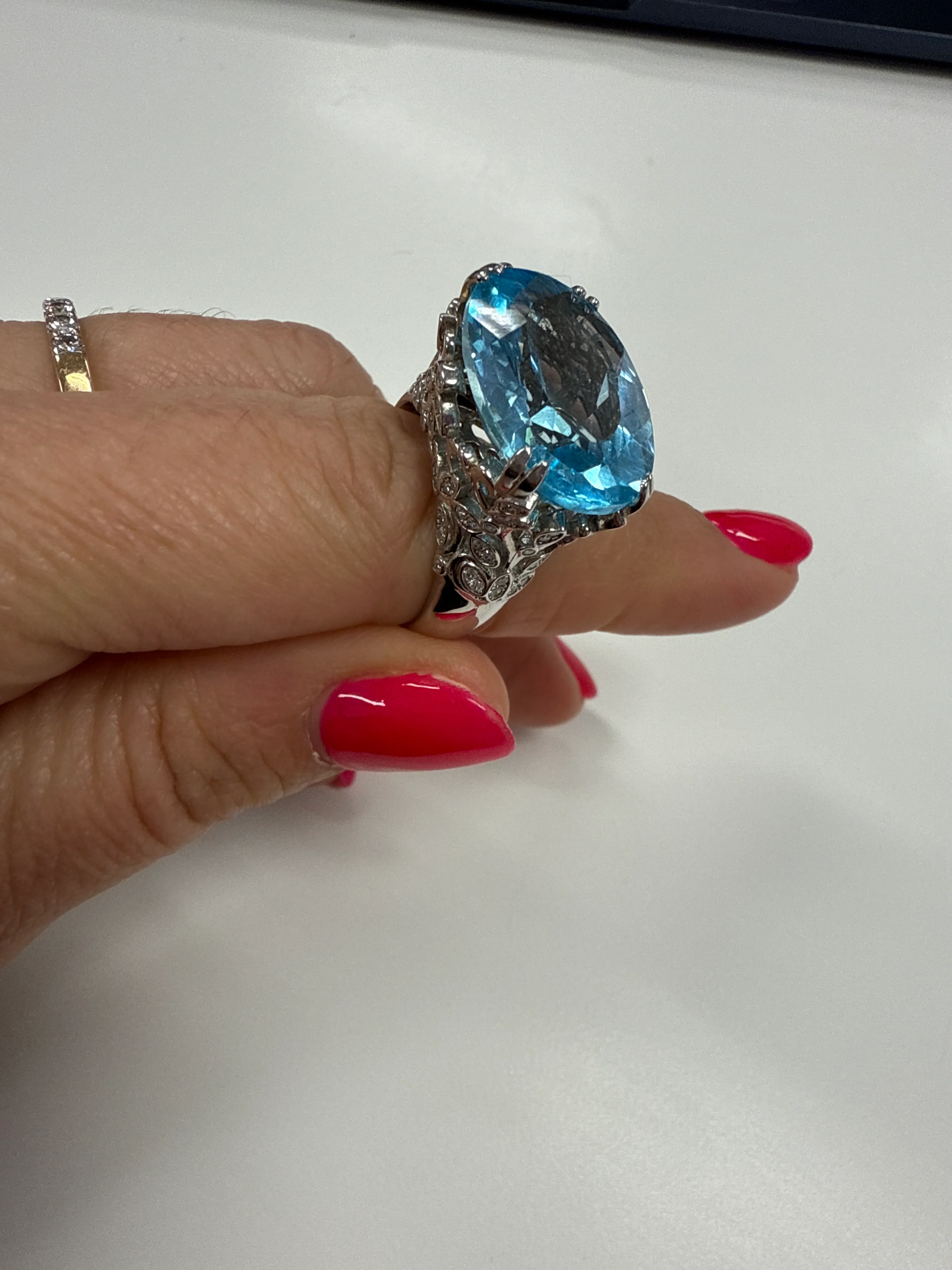 Topaz ring