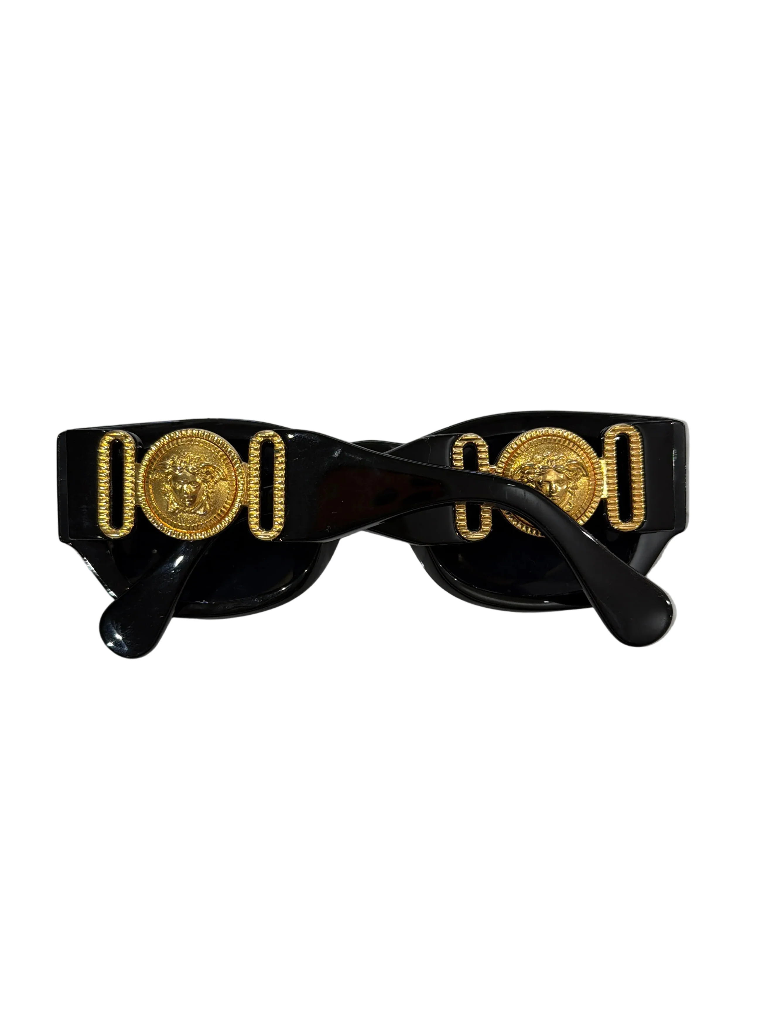 Versace | Black Sunglasses with Case (Good Condition) - Cons